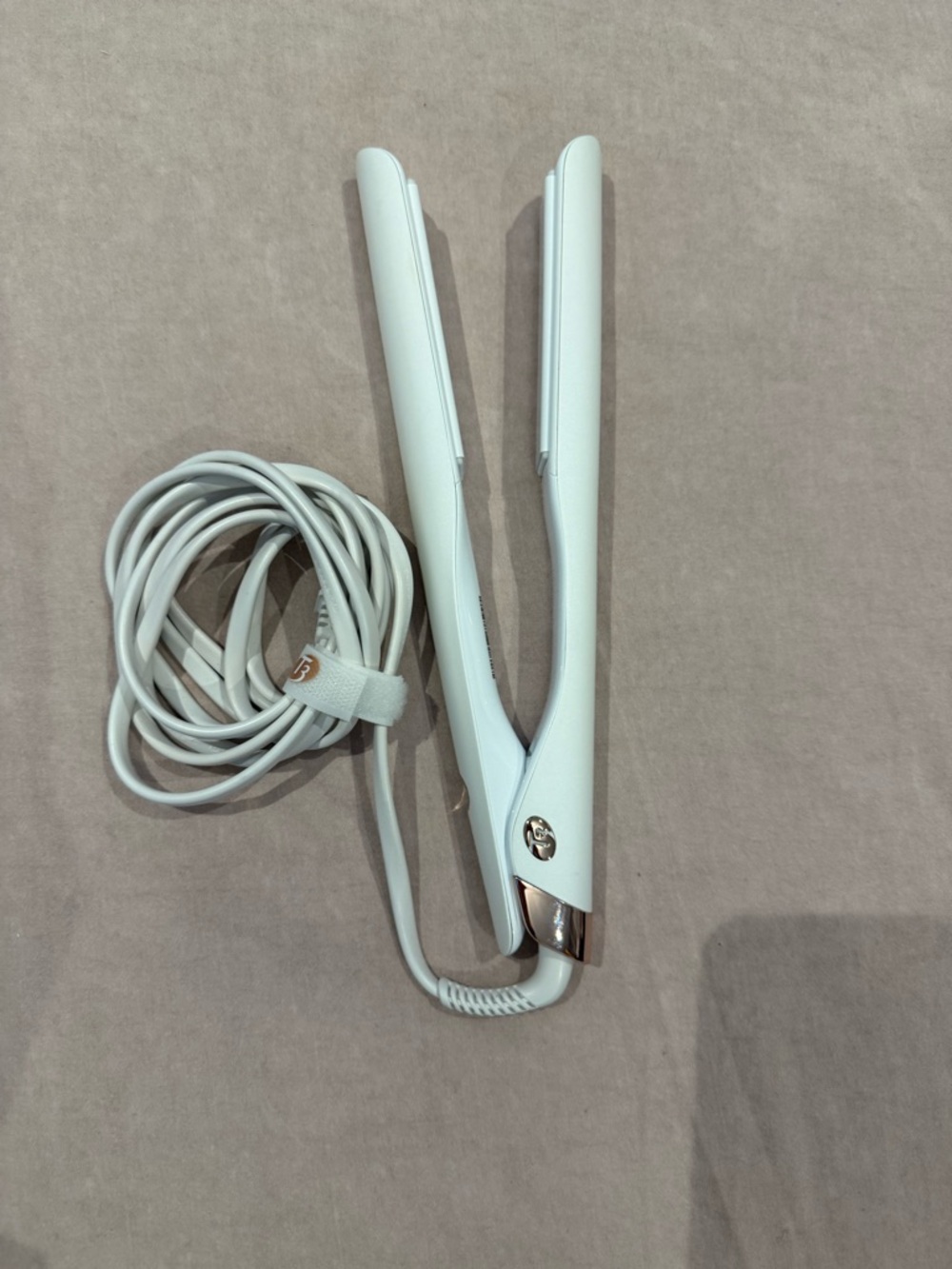 T3 White Ceramic Hair Straightener Flat Iron
